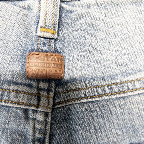 G-Star Raw Restored Denim Button Fly Slim Straight Mens 40x32 - Picture 7 of 7